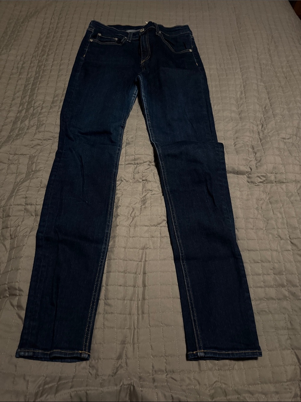 Rag and bone Dark Blue Women's Slim Straight Jeans